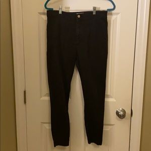 American Apparel High Waist Skinny Black Jean